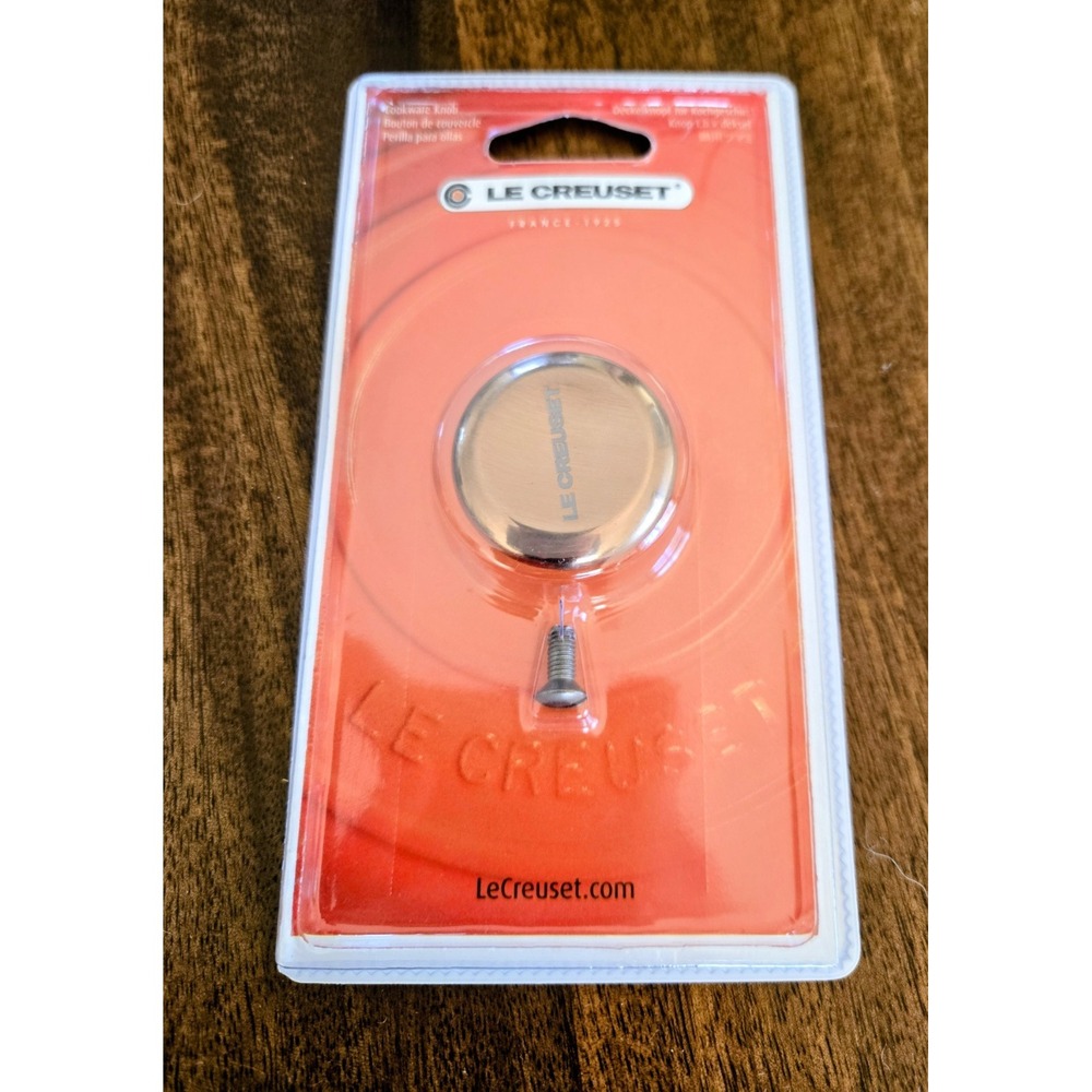 Le Creuset 1.5" Round Copper Stainless Steel Cookware Knob Replacement W/Screw